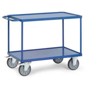 Chariot à étagères avec rebord 600kg 2402W