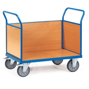 chariot avec ridelles en mélaminé 2532