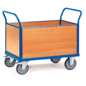 chariot avec ridelles en mélaminé 2551