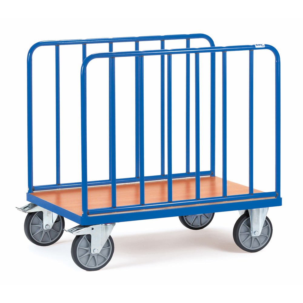 Chariot avec ridelles latérales tubes metal 2571