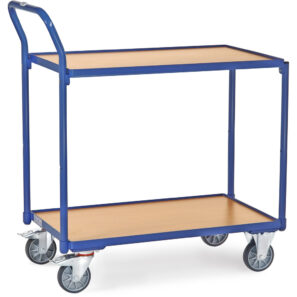 Chariot à étagères avec rebord 300Kg 2742