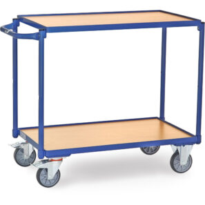 Chariot à étagéres avec rebord 300Kg 2942