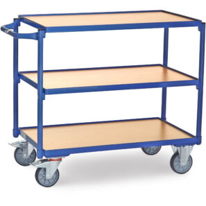 Chariot à étagéres avec rebord 300Kg 2956