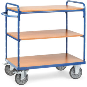 Chariot plateaux superposés sans rebord 8103