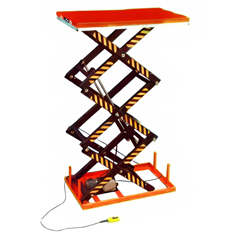 Table ACIER triple ciseaux superposés HT2000