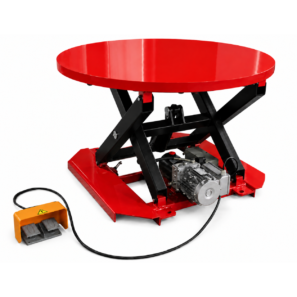 Table élévatrice fixe électrique plateau rotatif SPP360-2000E - 2000kg