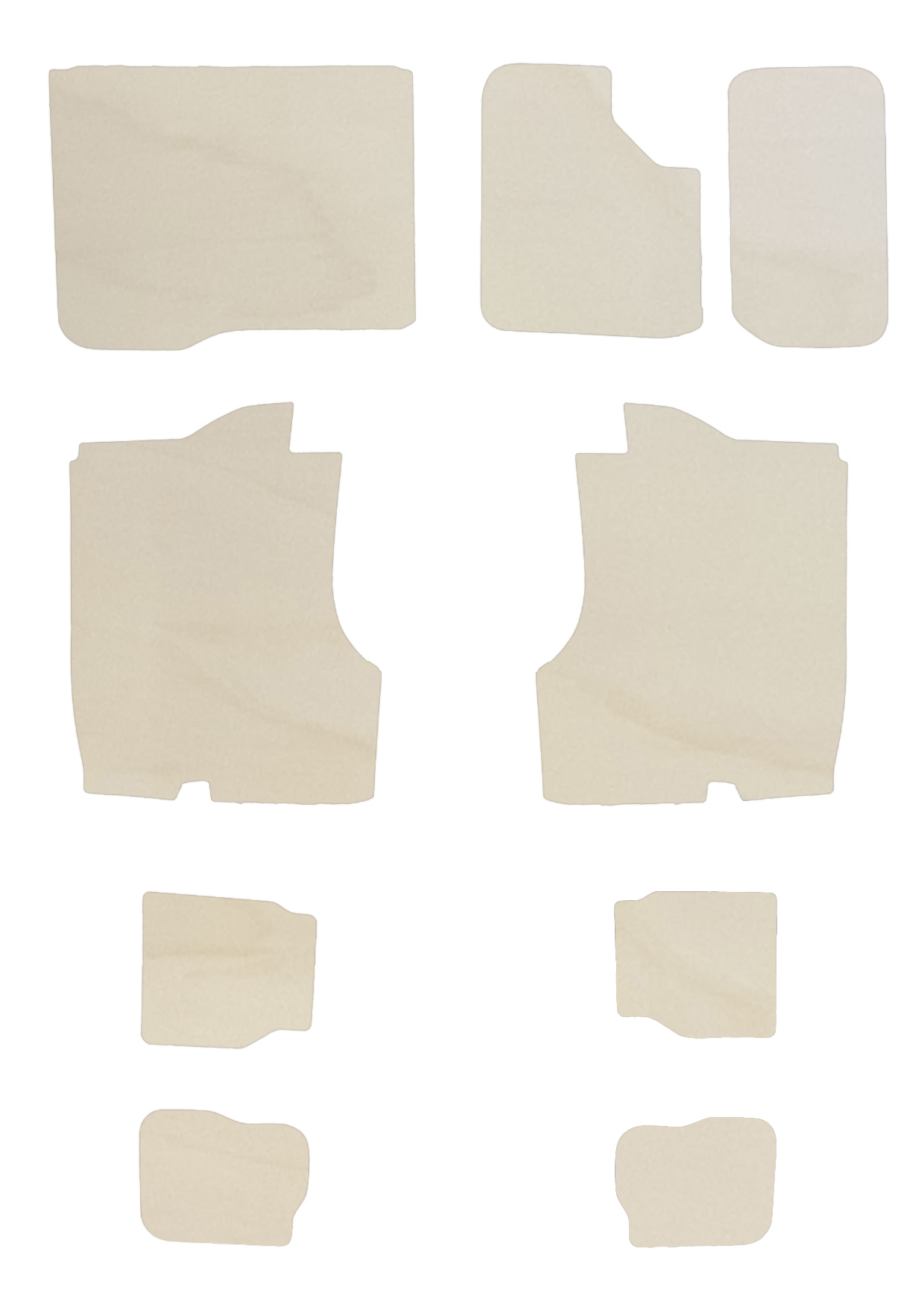 Kit habillage complet en peuplier naturel - Crafter - Man TGE (L5H3)