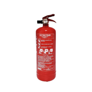 Extincteur poudre 2 kg avec manomètre – homologué P89